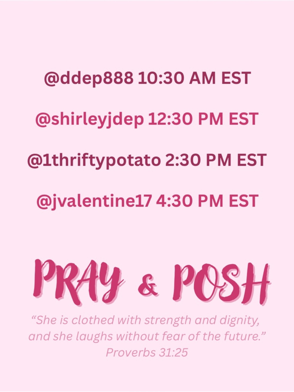 LIVE! Pray & Posh TRAIN! - Picture 2 of 2